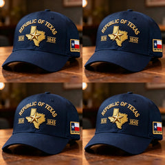 Republic of Texas Embroidered Hat