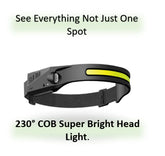 The HorizonView Headlamp - See Everything, Not Just One Spot