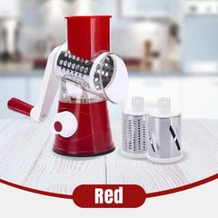 SliceForge – Multifunctional Manual Rotary Grater & Chopper