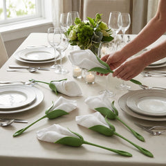 LuxePetal Napkin Folding Set — Instantly Transform Any Table into a Stunning Floral Showcase