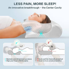 NeuroRest Contour Pillow — Drift Into Pain-Free Nights and Wake Up Unstoppable
