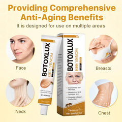 Anti-Aging Firming Face Serum | Peptide + Hyaluronic Acid Formula | Targets Look of Wrinkles & Dark Circles | Fast-Absorbing Glow