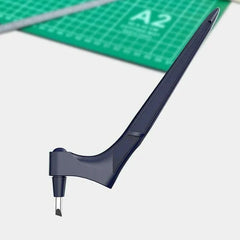 360° Rotating Precision Craft Cutter | Stainless Steel Blade for Paper, Vinyl & Stickers | Ergonomic Ambidextrous Grip | 17.8 cm