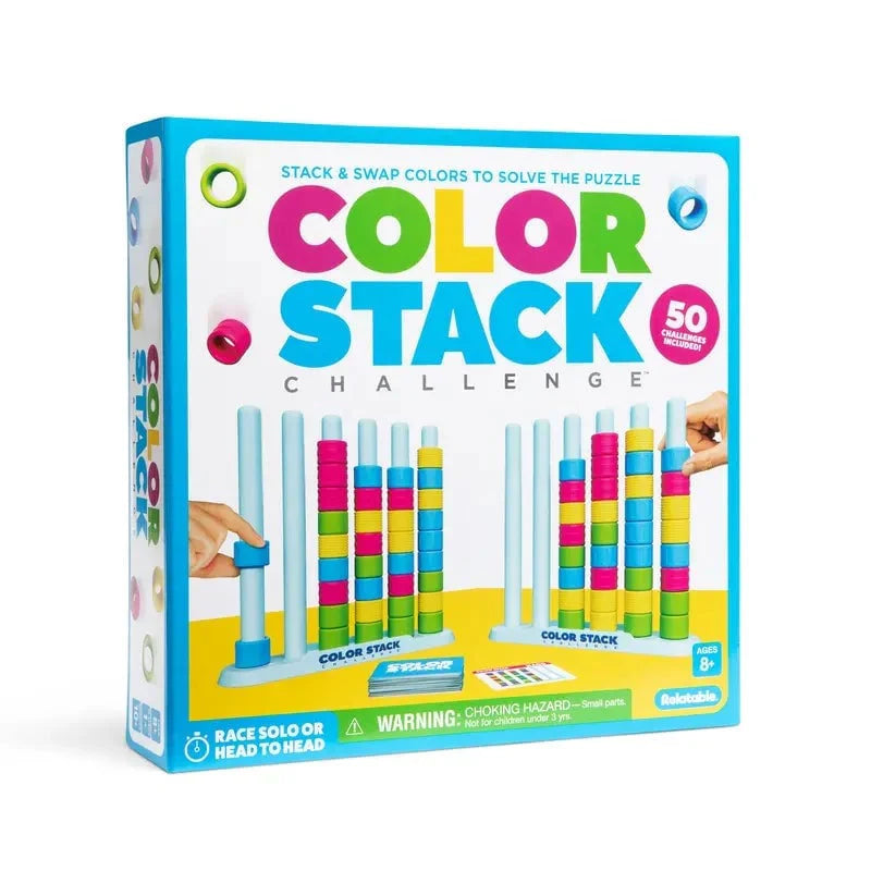 Fast-Paced Color Stacking Puzzle Game | Reflex + Focus Challenge for Kids & Adults | Competitive Family Play | 1–3 Set Options