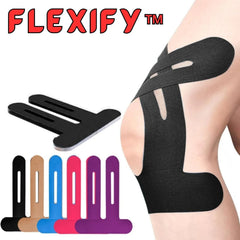 10 + 10 Free | Knee Support Tape - Pre-Cut Kinesiology Design