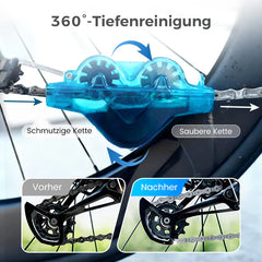 Hands-Free Bike Chain Cleaner Tool | Deep-Clean Scrubber for Road & MTB Chains | Mess-Reducing Enclosed Design | Reusable