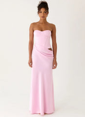 Emory Corset Maxi Dress Pink