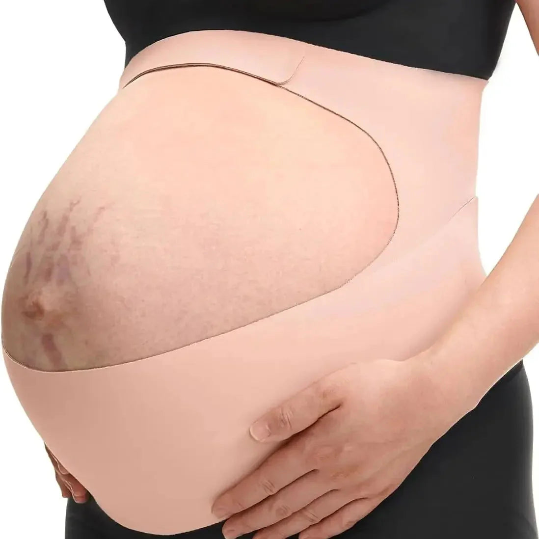Maternity Support Belt | Adjustable Belly Band for Back & Hip Support | Breathable, Discreet Under Clothes | M–XL