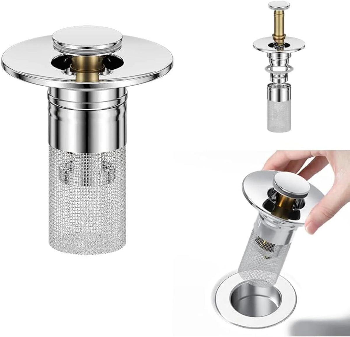 FlowBlocker – Heavy Duty Steel Drain Strainer