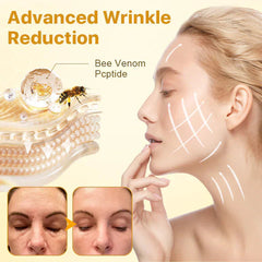 Anti-Aging Firming Face Serum | Peptide + Hyaluronic Acid Formula | Targets Look of Wrinkles & Dark Circles | Fast-Absorbing Glow