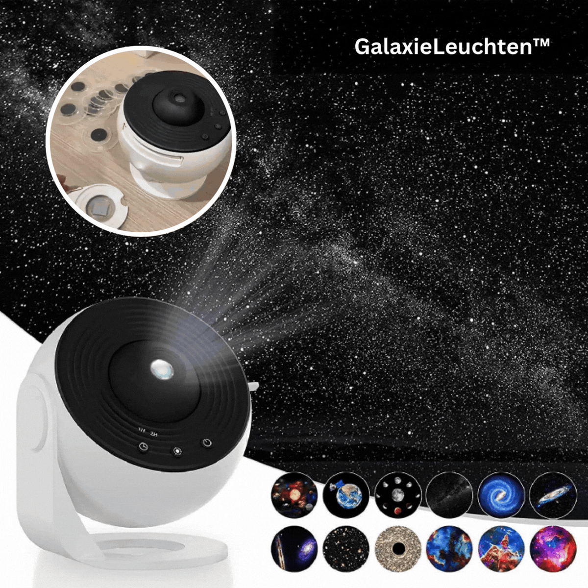 CosmoLight™ HD Galaxy Projections