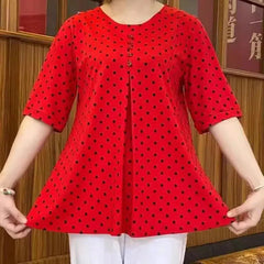 Polka Dot Print Shirt