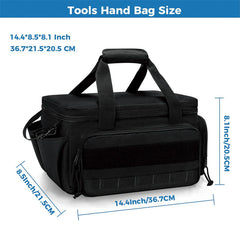 TitanGrip™ 14-Inch Canvas Tool Bag — Own Every Job with Unbreakable Strength and Lightning-Fast Access
