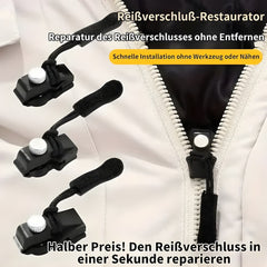 RepairZip - Zipper Slider Repair Kit – Universal & Durable, Made of Metal