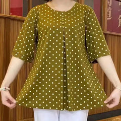 Polka Dot Print Shirt