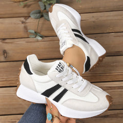 Cleo Sneakers | Comfortable Suede-Textured Design, Anti-Slip Outsole