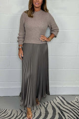 The Jumper & Pleat Dress - A Perfect Outfit in One Piece + 50% OFF