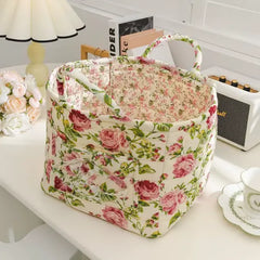 BohoNest – Woven Fabric Storage Basket