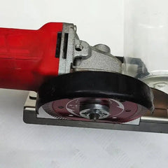 45° Angle Grinder Chamfer Guide | Stainless Steel Vibration-Free Bracket for Ø100 mm Grinders | Tile & Porcelain Edge Trimming