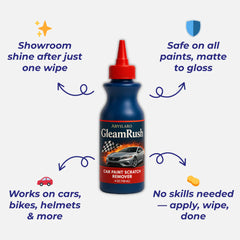 GleamRush™ — Erase Scratches Instantly and Drive Proud with Mirror Shine