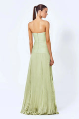Flowy Green Long Dress