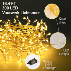 LED Copper Wire Decorative Lighting – Warm Magical Glow for Home & Garden (9 m)