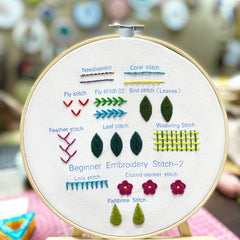 StitchBloom – Beginner’s Embroidery Kit for Creative Expression