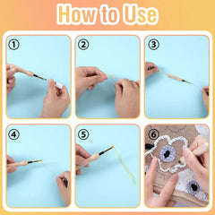 ThreadCrest™ Premium Embroidery Kit — Create Flawless Stitches That Make Every Design Shine with Joy