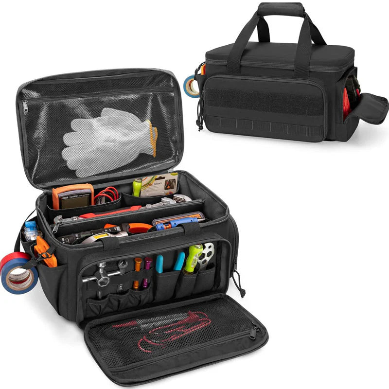 TitanGrip™ 14-Inch Canvas Tool Bag — Own Every Job with Unbreakable Strength and Lightning-Fast Access
