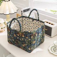 BohoNest – Woven Fabric Storage Basket