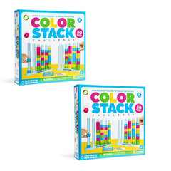 Fast-Paced Color Stacking Puzzle Game | Reflex + Focus Challenge for Kids & Adults | Competitive Family Play | 1–3 Set Options