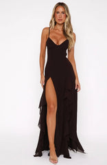 Summer Solstice Maxi Dress Chocolate