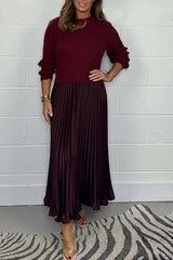 The Jumper & Pleat Dress - A Perfect Outfit in One Piece + 50% OFF