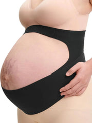 Maternity Support Belt | Adjustable Belly Band for Back & Hip Support | Breathable, Discreet Under Clothes | M–XL