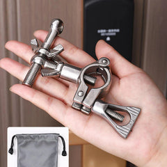 Portable Door Lock Security Bar | Travel Safety Lock for Hotels & Apartments | No-Drill, Quick Install | Adds Extra Door Reinforcement