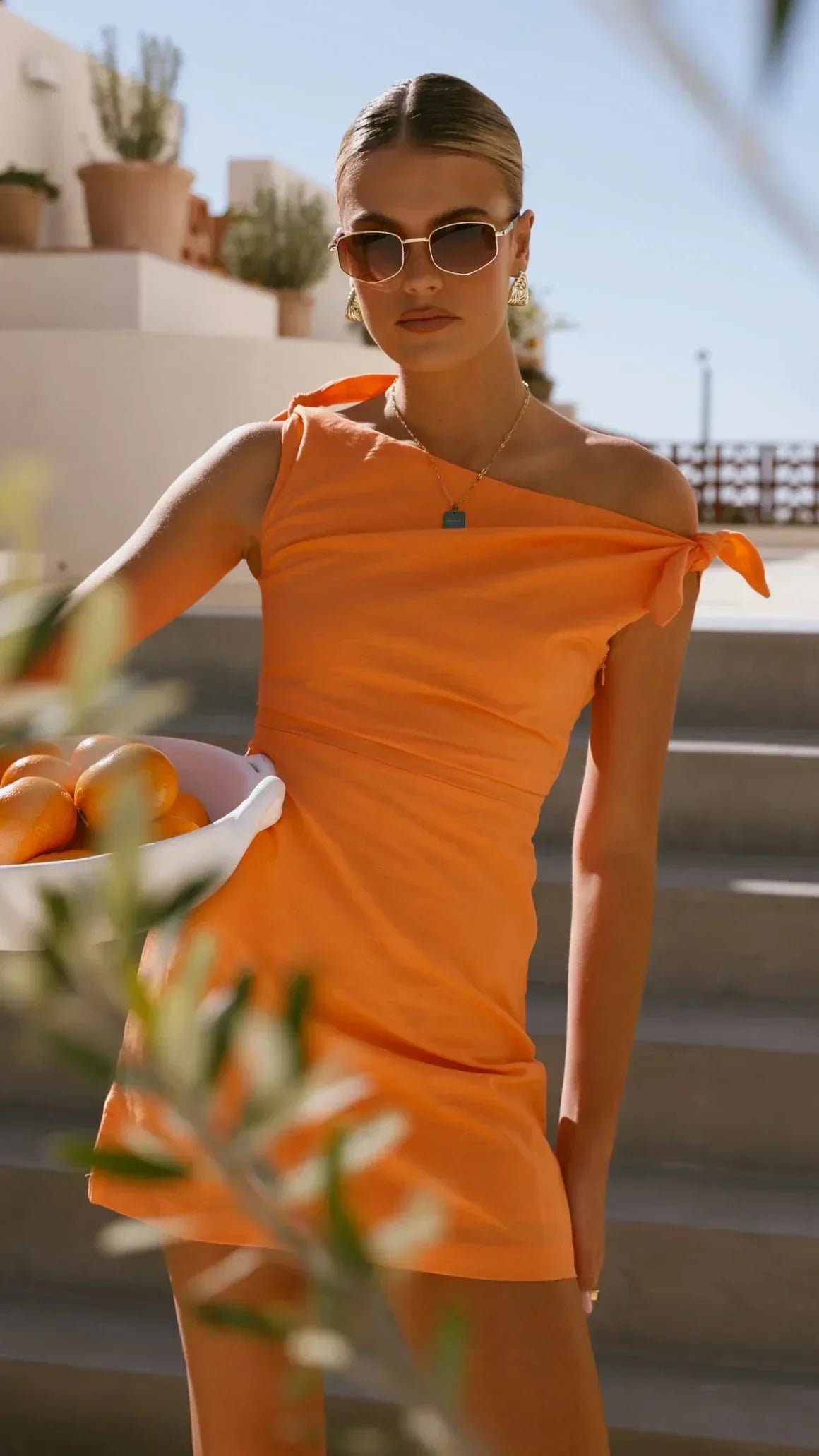 Ebbe Mini Dress - Orange