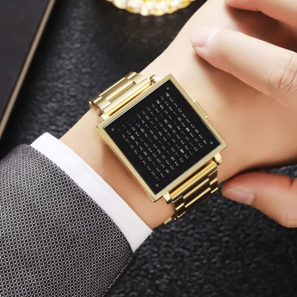 LexoTime - Unisex Textual Watch