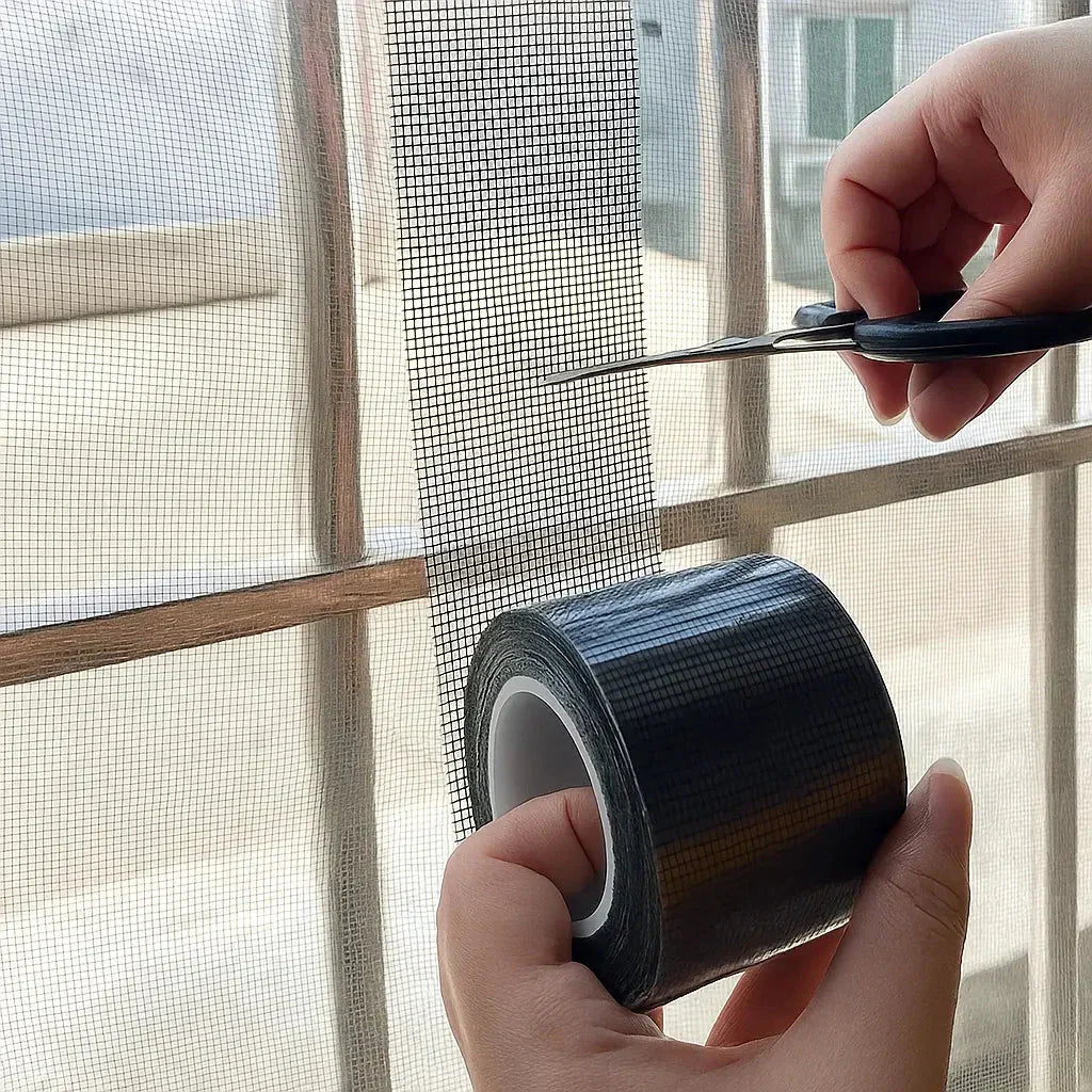 BugBlocker™ | Repair fabric tape for fly screens – Robust and weatherproof