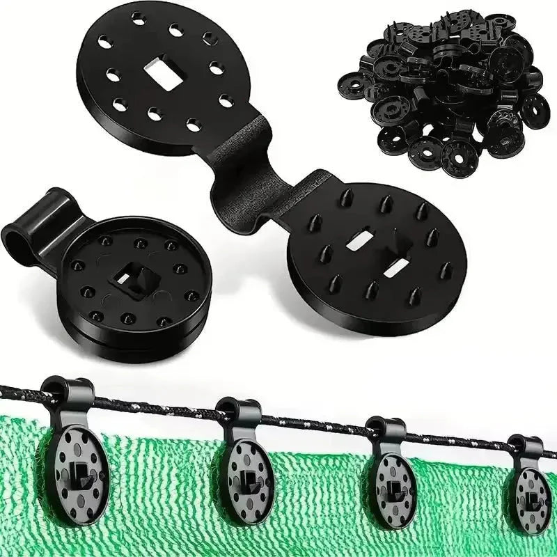 GripForce Garden Clips — Secure Your Outdoor Nets Fast and Stay Worry-Free Through Every Storm