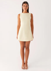 Lulita Mini Dress - Buttercream Yellow