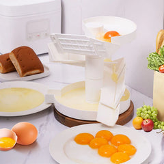 Egg Separator Tool for Yolk & Whites | Quick One-Hand Separation with No Shell Mess | Easy-Drain Design | Dishwasher Safe