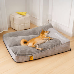Snuggo™ | Orthopedic Dog Cushion Bed with Soft, Washable Cover [Last Day Discount]
