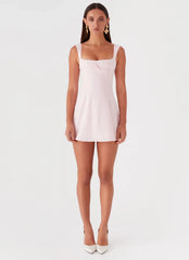 Cadence Mini Dress - Baby Pink