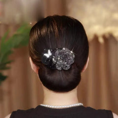 PetalTwist – Easy Bun Maker with Flower Charm