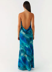 Journey Maxi Dress - Blue Tie Dye