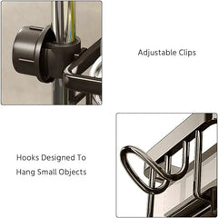 FlowGrip Organizer — Instantly Command Your Sink with Rustproof, Clutter-Free Precision