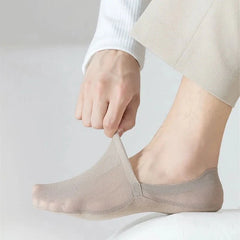 Sleek Unisex No-Show Socks | Breathable Ice-Silk Comfort