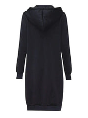 Heidi-Mode | Knee-Length Zip-Up Hoodie