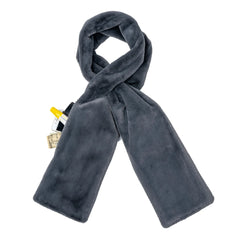 Holiday Mega Sale Save 50%🔥Faux Fur Pull-Through Scarf with Hidden Zipper Pocket