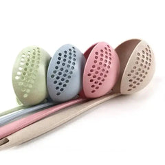 3-in-1 Straining Ladle Spoon | Scoop, Strain & Serve with Built-In Drain Holes | Heat-Resistant, Non-Stick Safe | Kitchen Essential